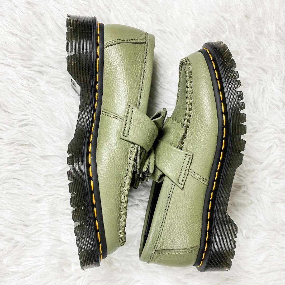 【未使用】Dr.Martens エイドリアン タッセルローファー グリーン