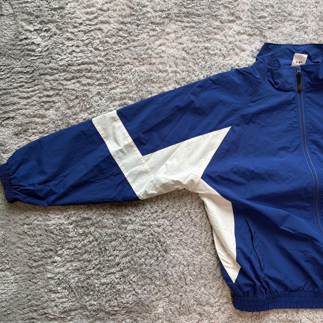 美品MLB Los Angeles Dodgers ナイロンジャケット ブルー