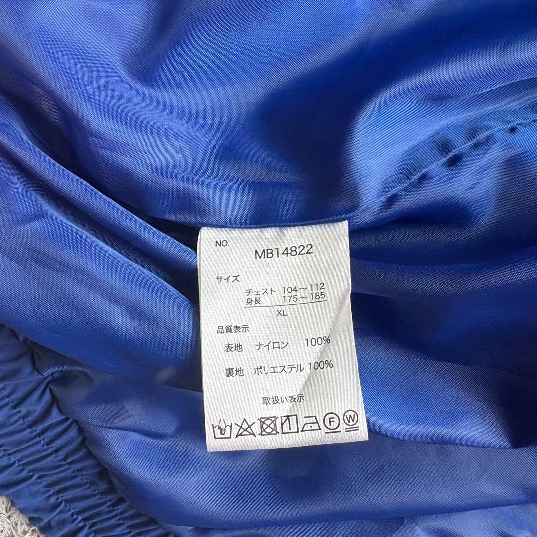 美品MLB Los Angeles Dodgers ナイロンジャケット ブルー