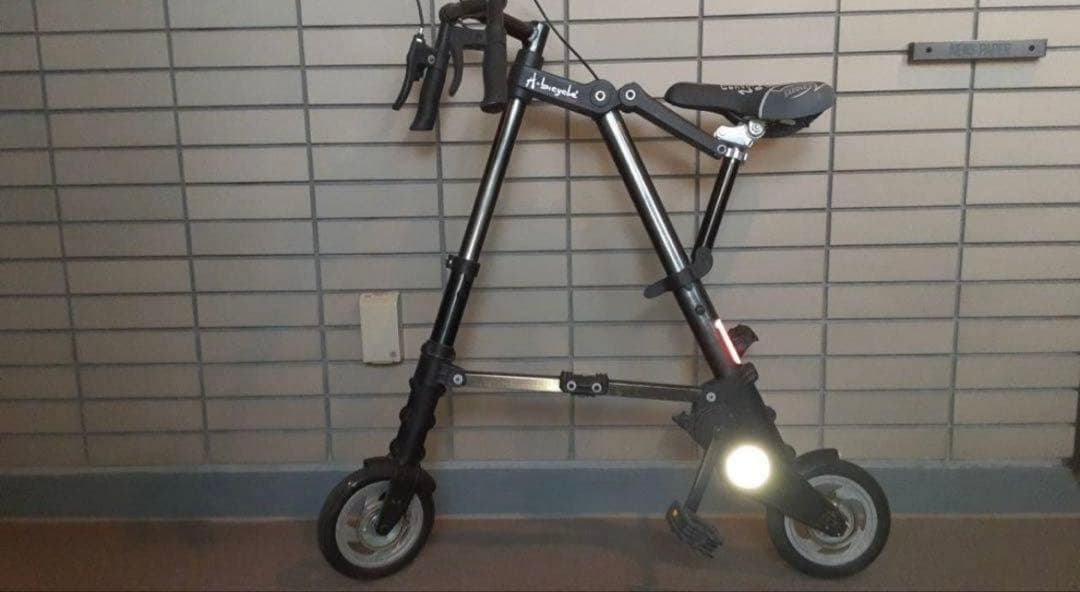 【A-bicycle 折りたたみ自転車 黒】