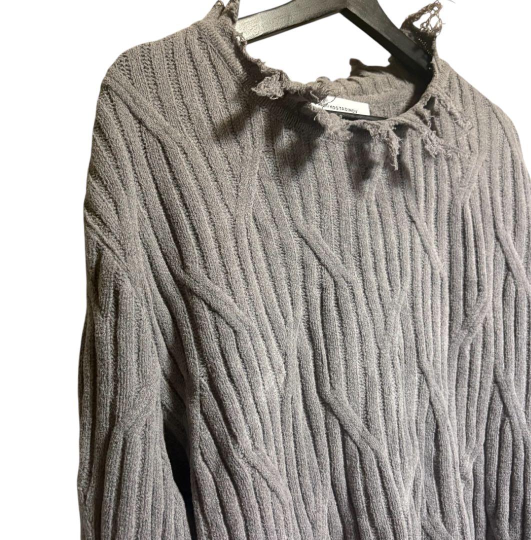 kiko kostadinov 23SS CEDIT KNIT キコ ニット48