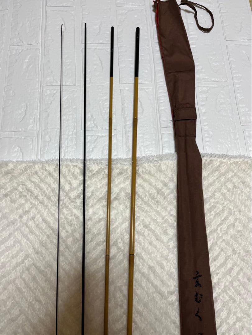 【希少廃盤品】 初代玄むく硬式 12尺 ヘラブナ 竿