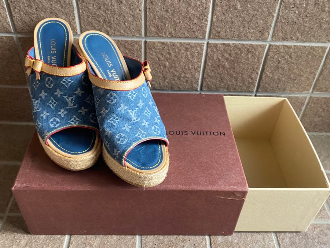 LOUIS VUITTON デニムエスパドリーユ