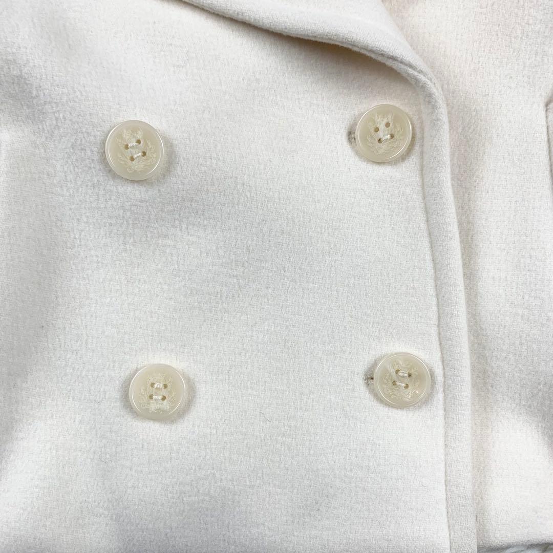 SNIDEL スナイデル　ウールショートＰコート　アイボリー　サイズ1 M相当