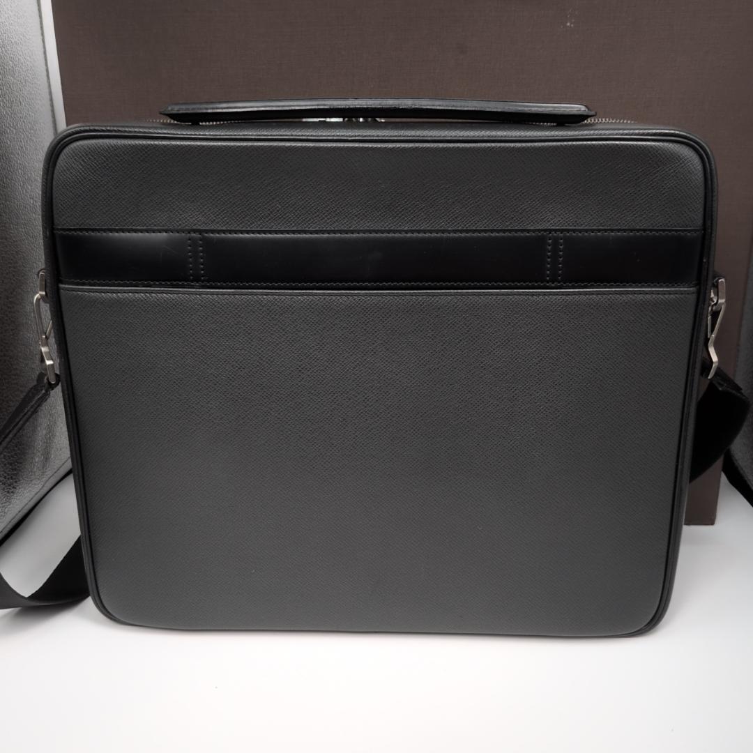 良品✨ルイヴィトン ビジネスバッグ タイガ レザー グレー HC