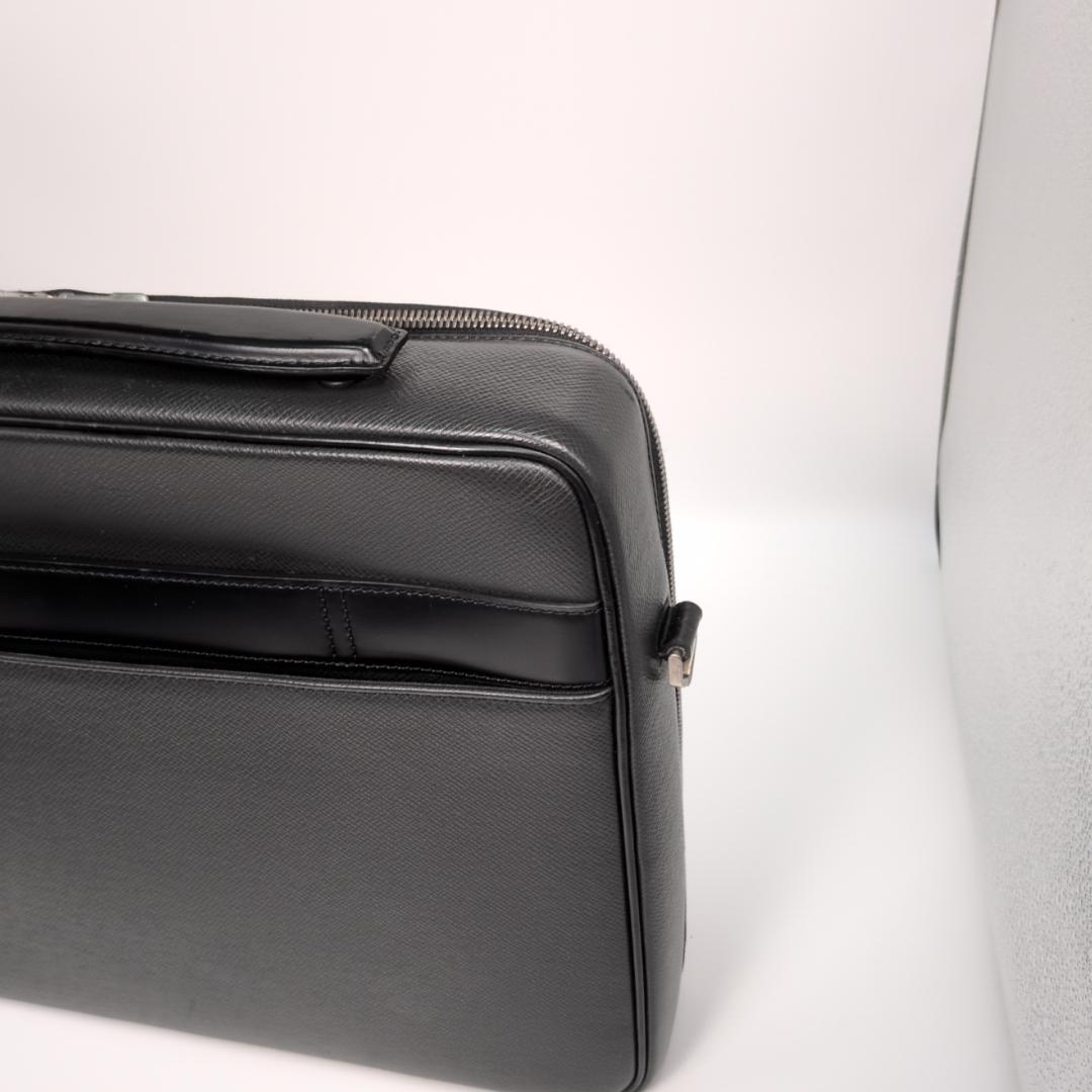 良品✨ルイヴィトン ビジネスバッグ タイガ レザー グレー HC