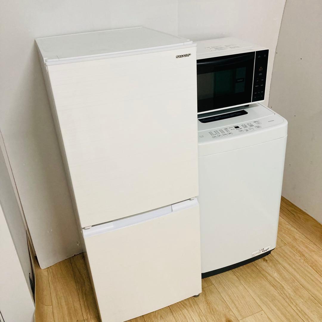 高年式美品❗️使用感が少ない一人暮らし家電セット❗️大阪、大阪近郊配送無料　E