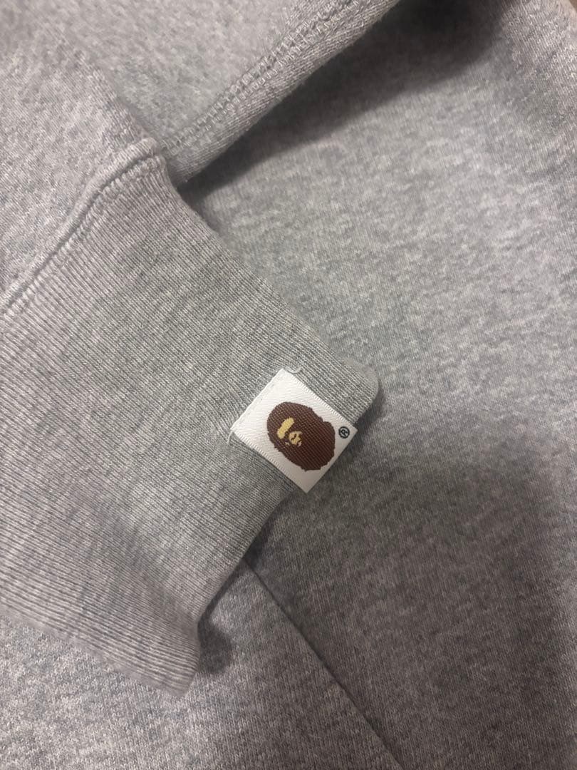 A Bathing Ape グレー フード付きスウェット L