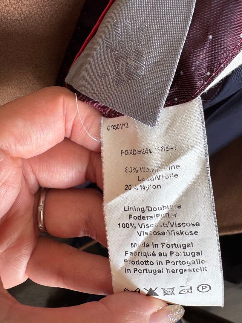 Paul Smith ブラウン ダブルブレストピーコート