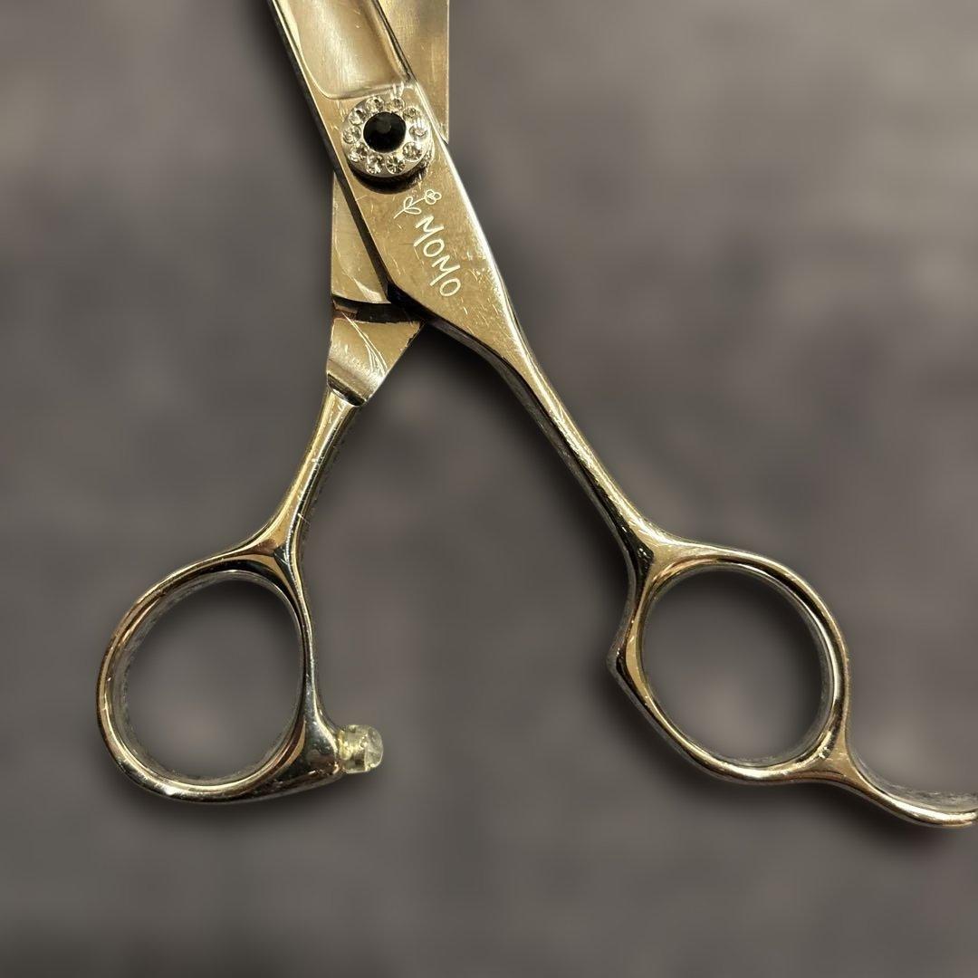 【試し切り程度】MOMOシザー ストレート 鋏 ハサミ トリミング