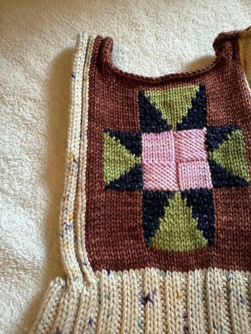 ロンパース・カバーオール Nova Quilt Overall Iris Confetti 12-18m