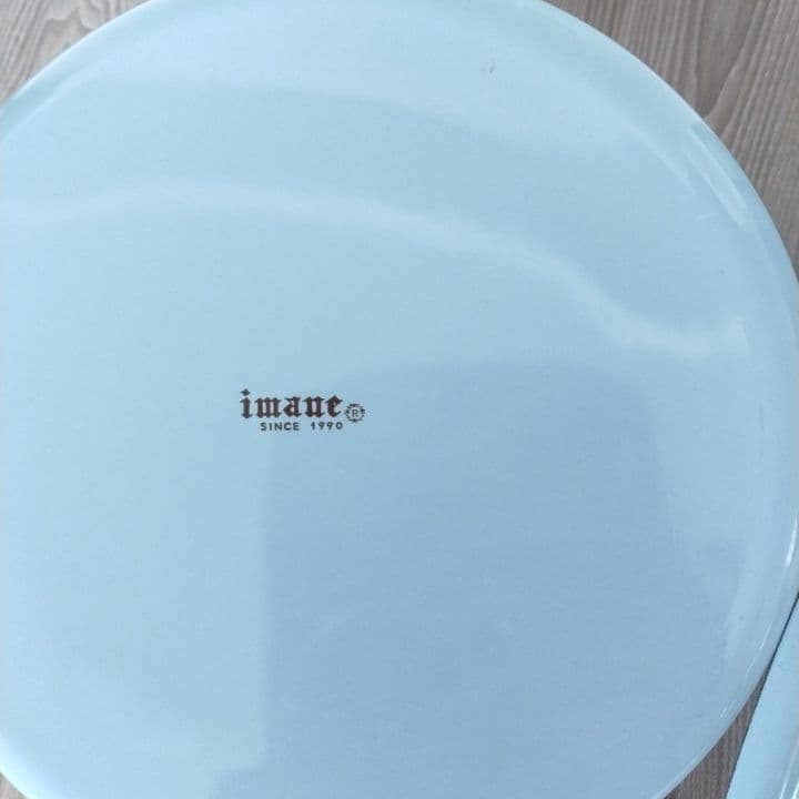 イマン プリンセスローズ ライス缶 ブルー 稀少 特大 美品