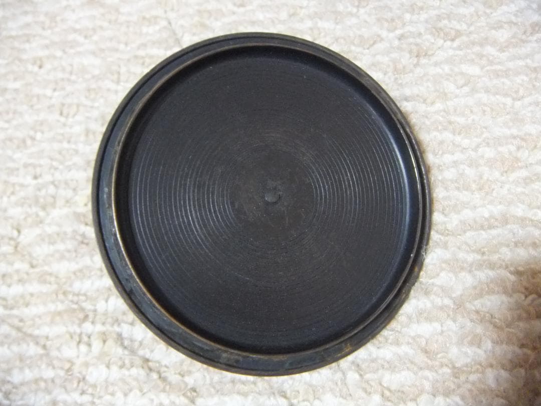 菊池政光　丸形釜　茶道具　中古（本文よく読んでから購入して下さい)