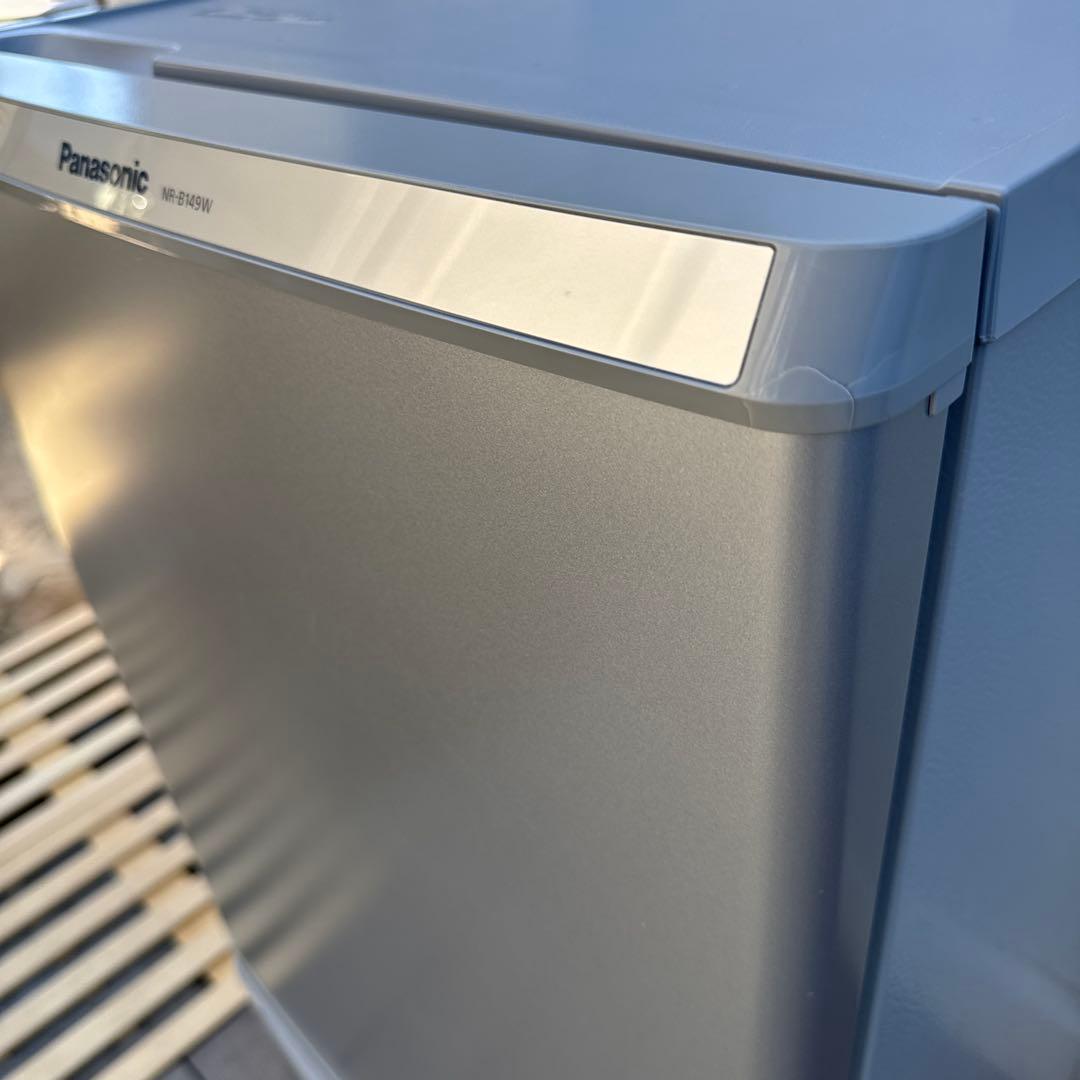 Panasonic 138L パーソナル冷蔵庫 2ドア 霜取り不要 シルバー