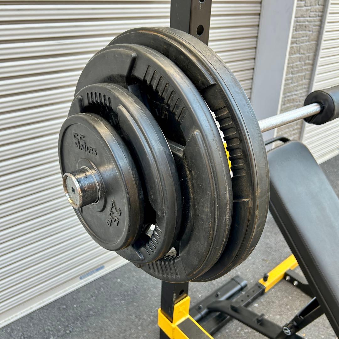 ボディメーカー マルチパワーラック　ベンチ・バーベル75kgセット　アイロテック