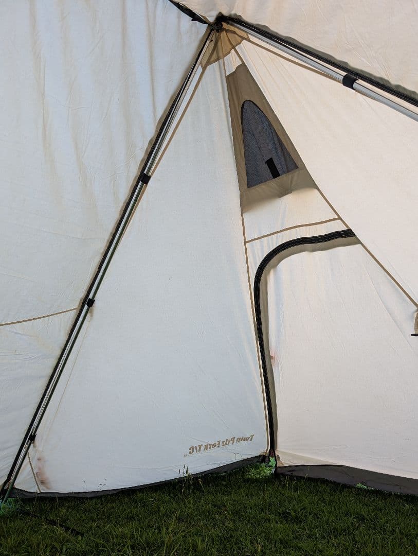 売切り！色々セット小川キャンパル ツインピルツ フォーク T/C テント/タープ