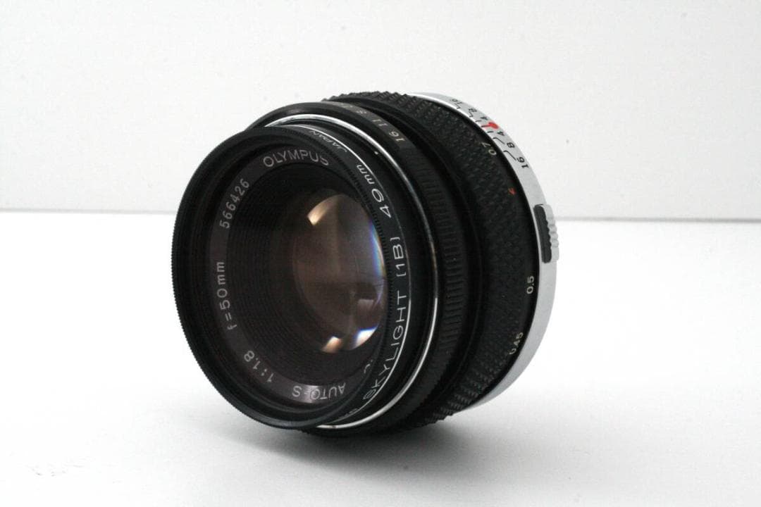 OLYMPUS OM-1 オリンパスフィルムカメラ 50mm F 1.8シルバー