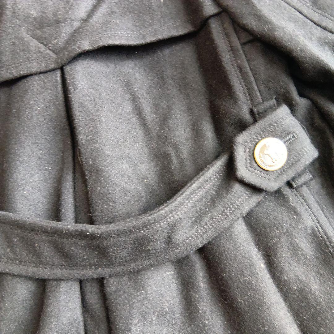 高級感抜群です！バーバリー★フルーレベル★BURBERRY★ブラック★上質コート