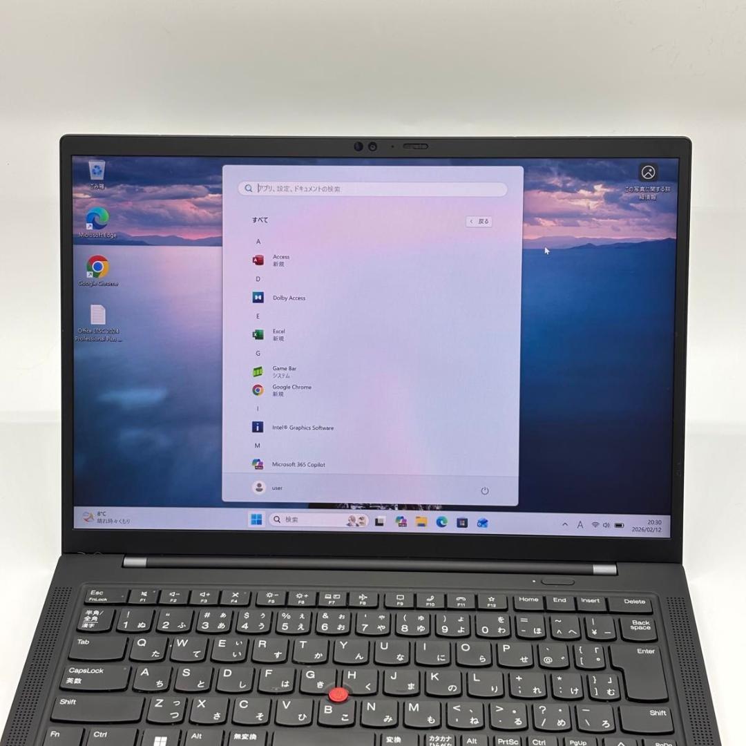 Windowsノート本体 ThinkPad X1 Carbon Gen 9 i7-1185G7 1