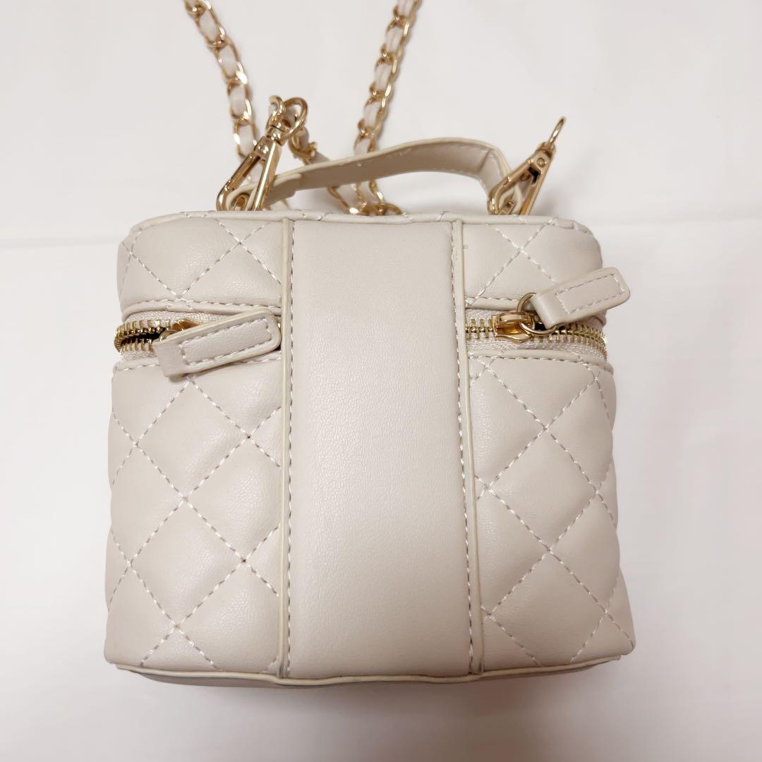 ダーリッチ　キルティングスクエアミニバッグ　darich