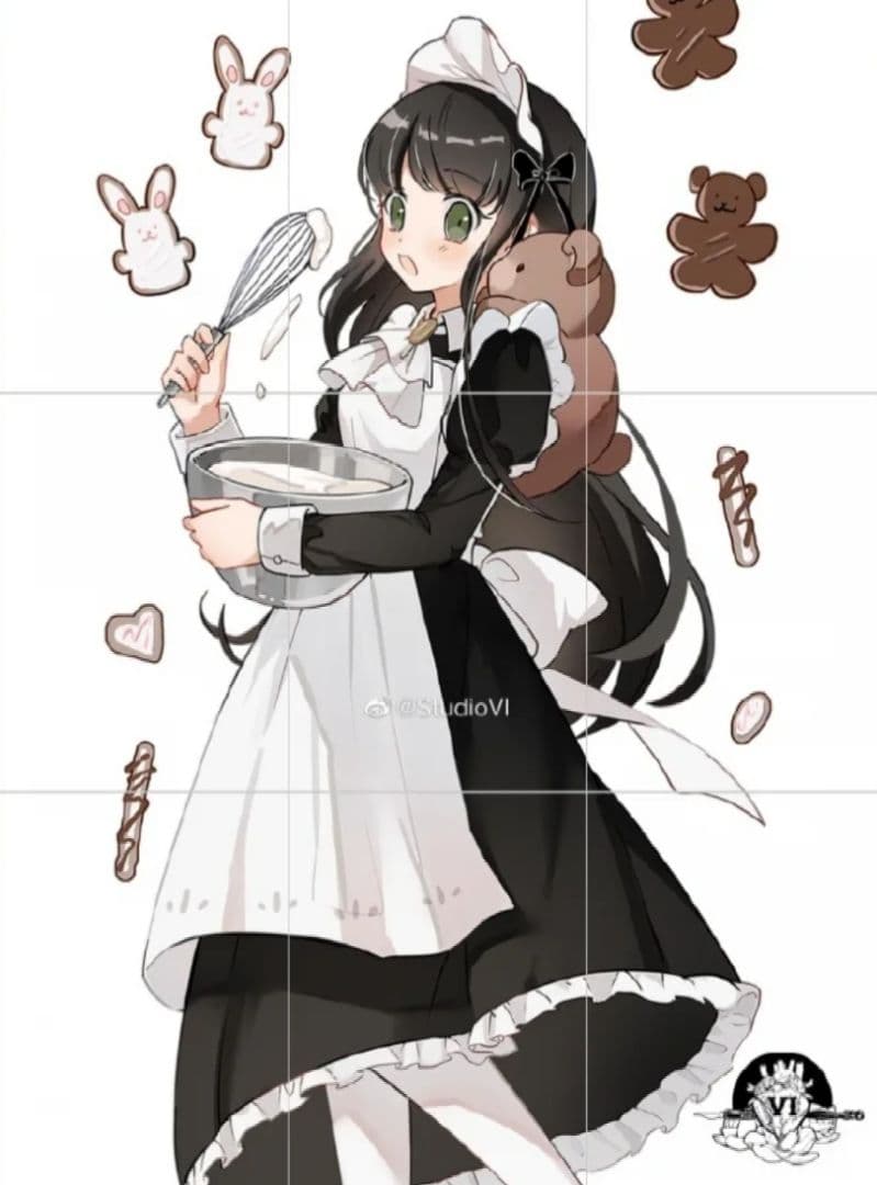 J822＃特蕾莎的清晨(PET)studiovi切り売り海外人物マステ女の子