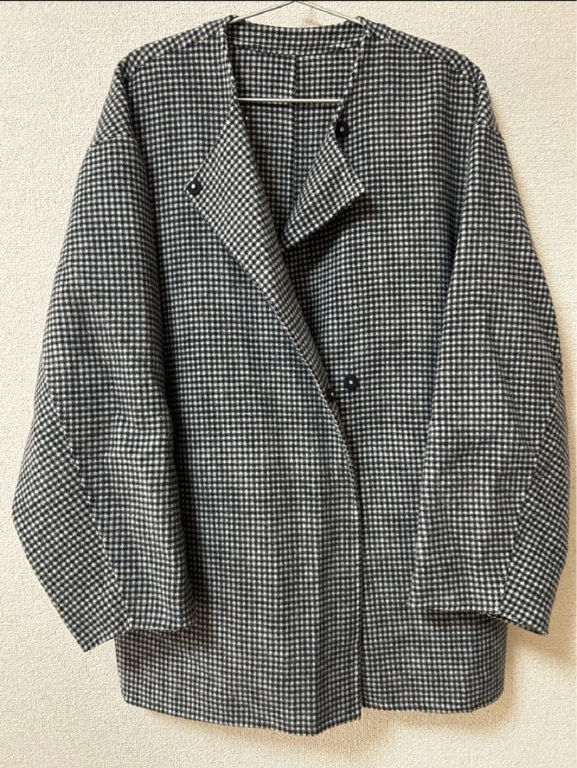 SLOBE IENA HAMILTONダブルフェイスウールショートコート