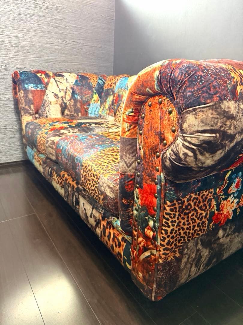 パッチワークデザイン ソファ