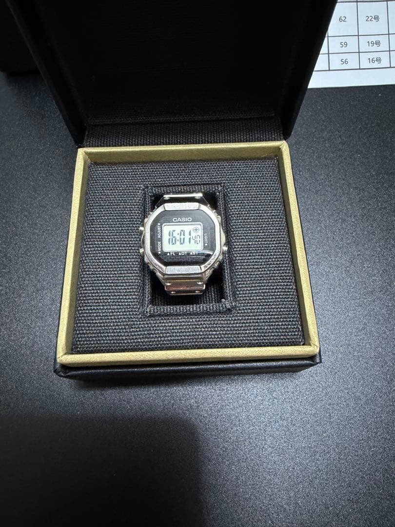 【新品未使用・付属品完備】 CASIO CRW-001-1JR リングウォッチ