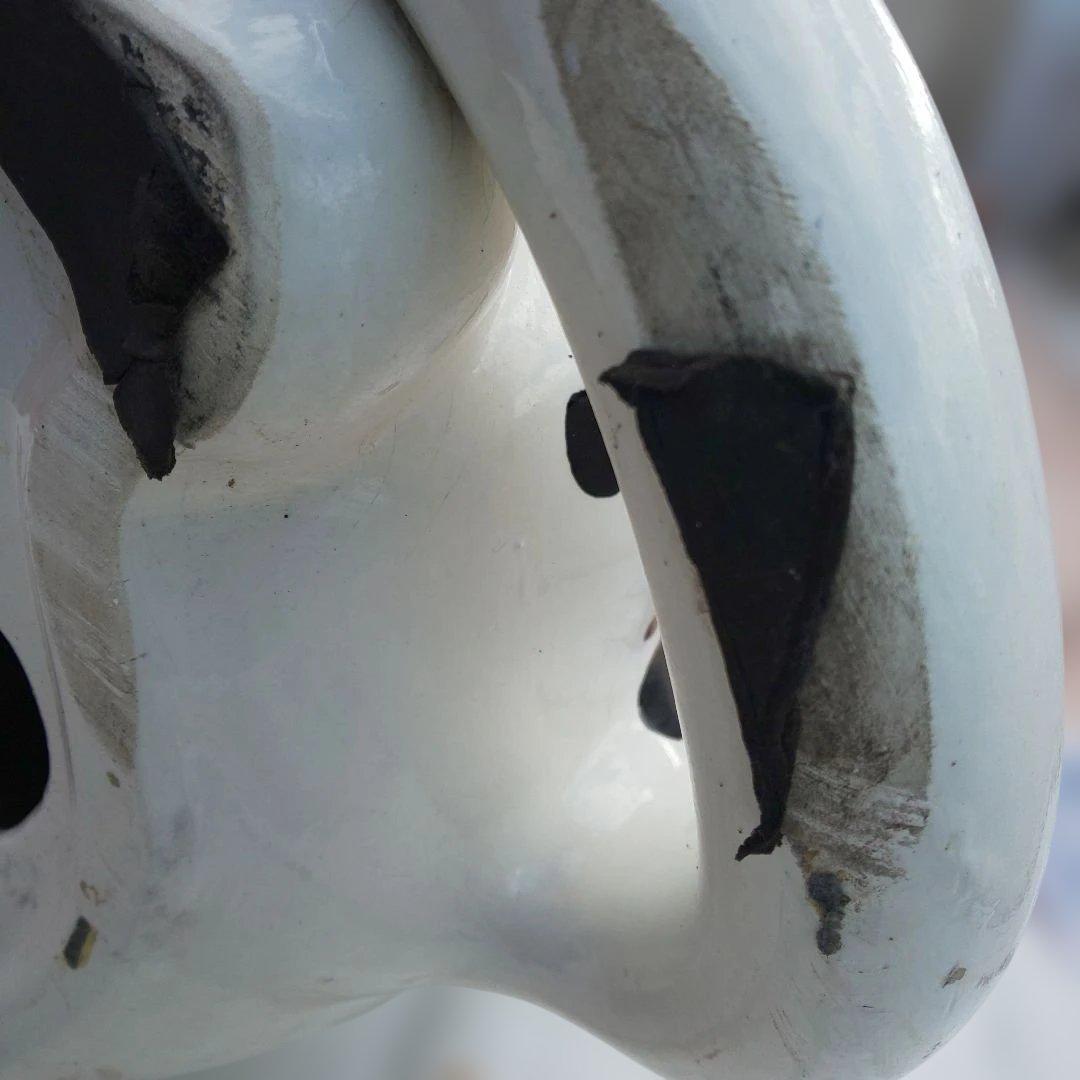 ヴィンテージ イタリア製 陶器 犬 グレートデーン 置物