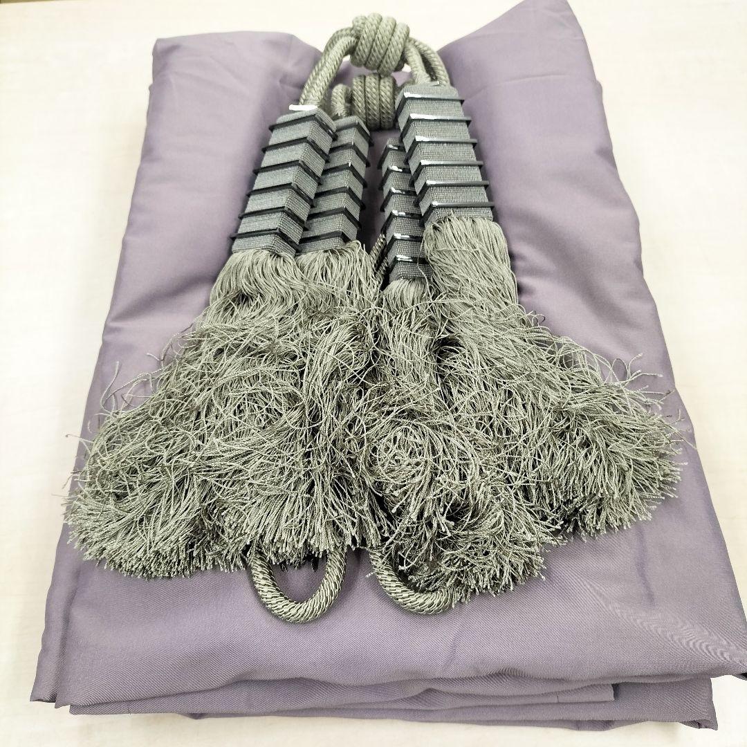 川島織物 ドレープカーテン タッセル付き 展示品(L-2508KA2)