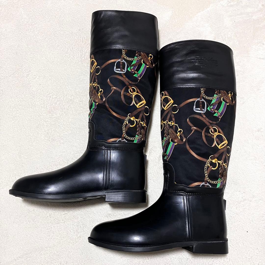 希少・高級ライン✨ラルフローレン MCMLXVII レザー 異素材 ロングブーツ