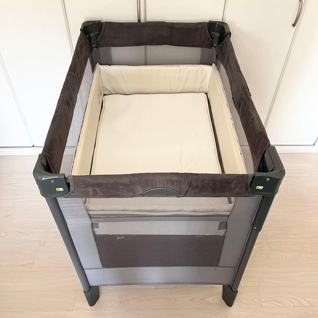 【送料無料】Aprica ココネルエアープラスAB ベビーベッド マットレス付き