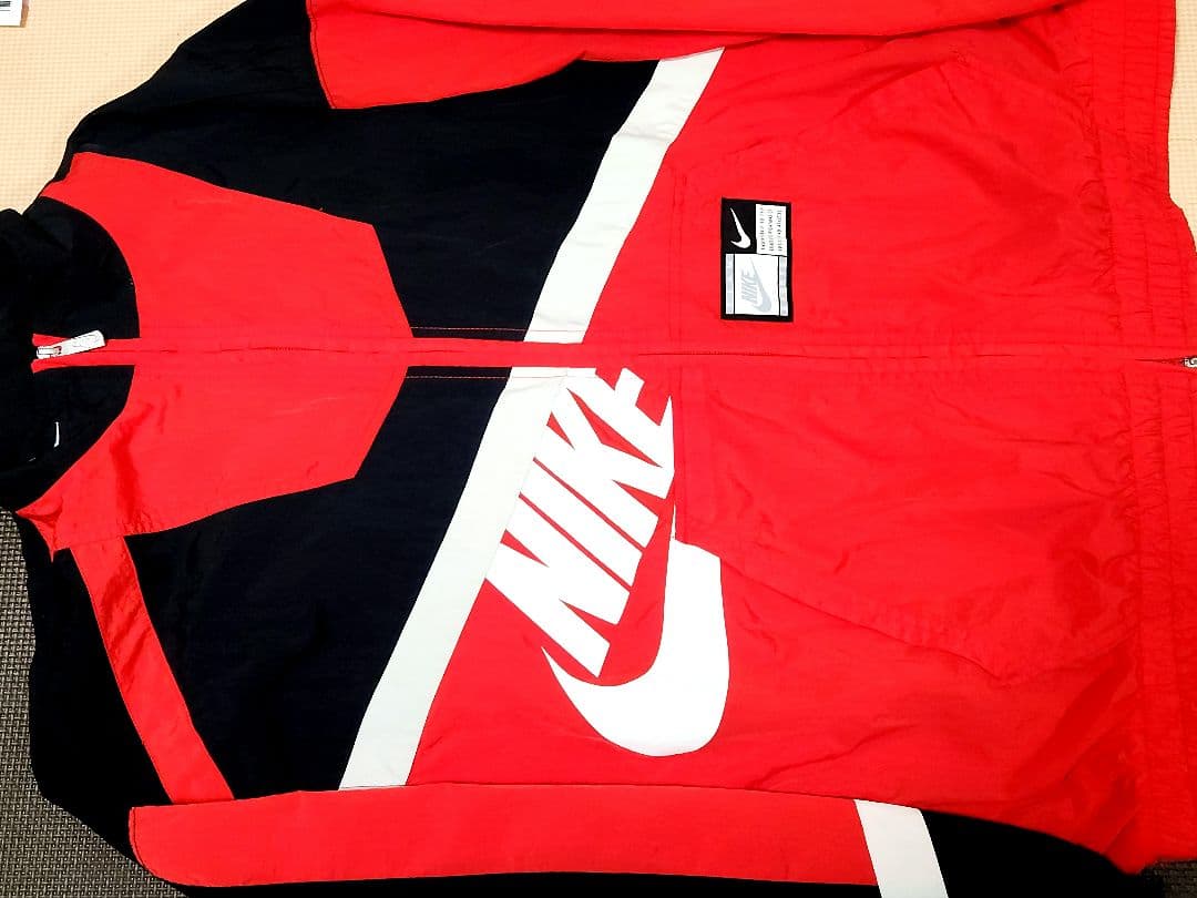 NIKE 山田涼介 RED セット アップ 上下 ビッグ スウッシュ ウーブン