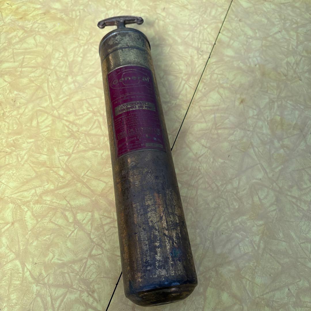 USA VINTAGE 真鍮製 消化器