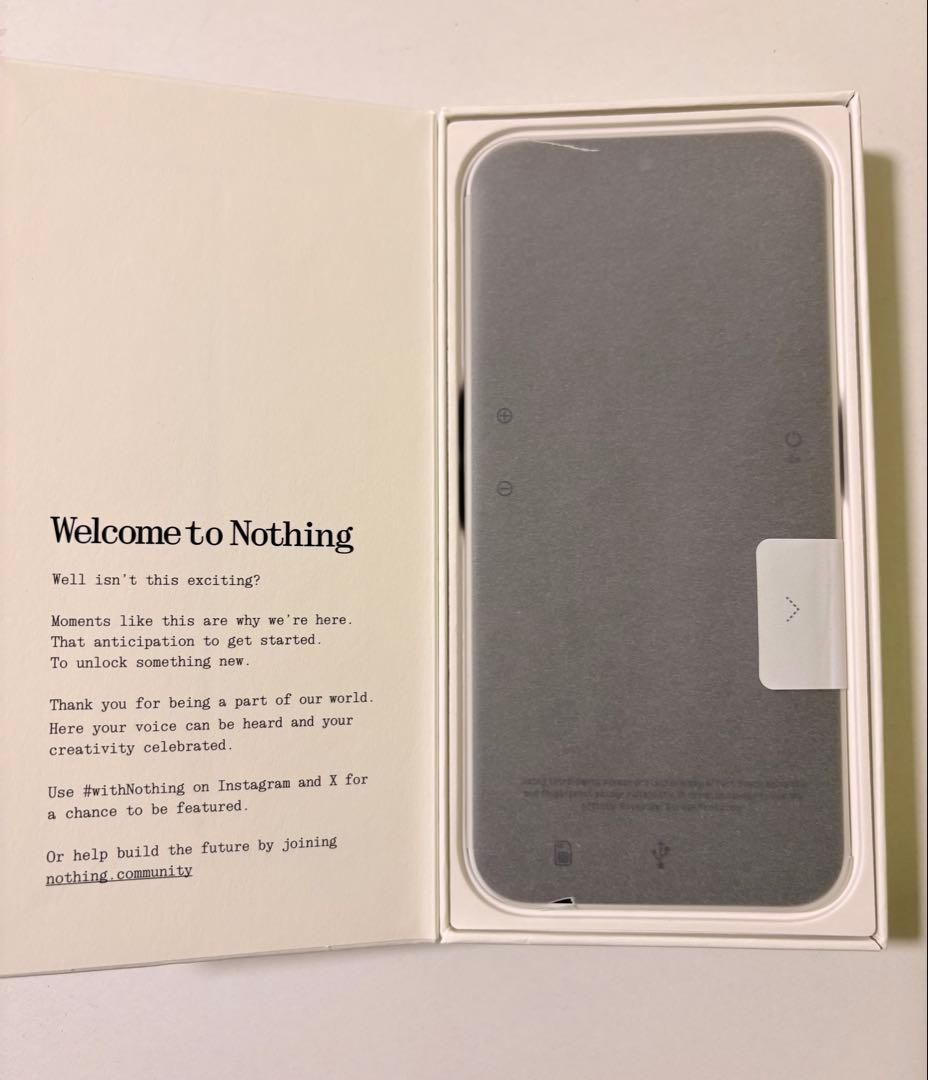 【値下げしました！】nothing phone 2a 128GB ミルク