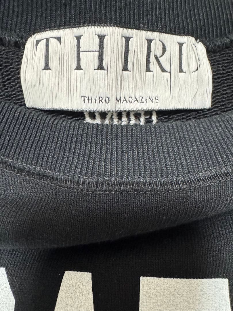 THIRD MAGAZINE サードマガジン スウェット ブラック