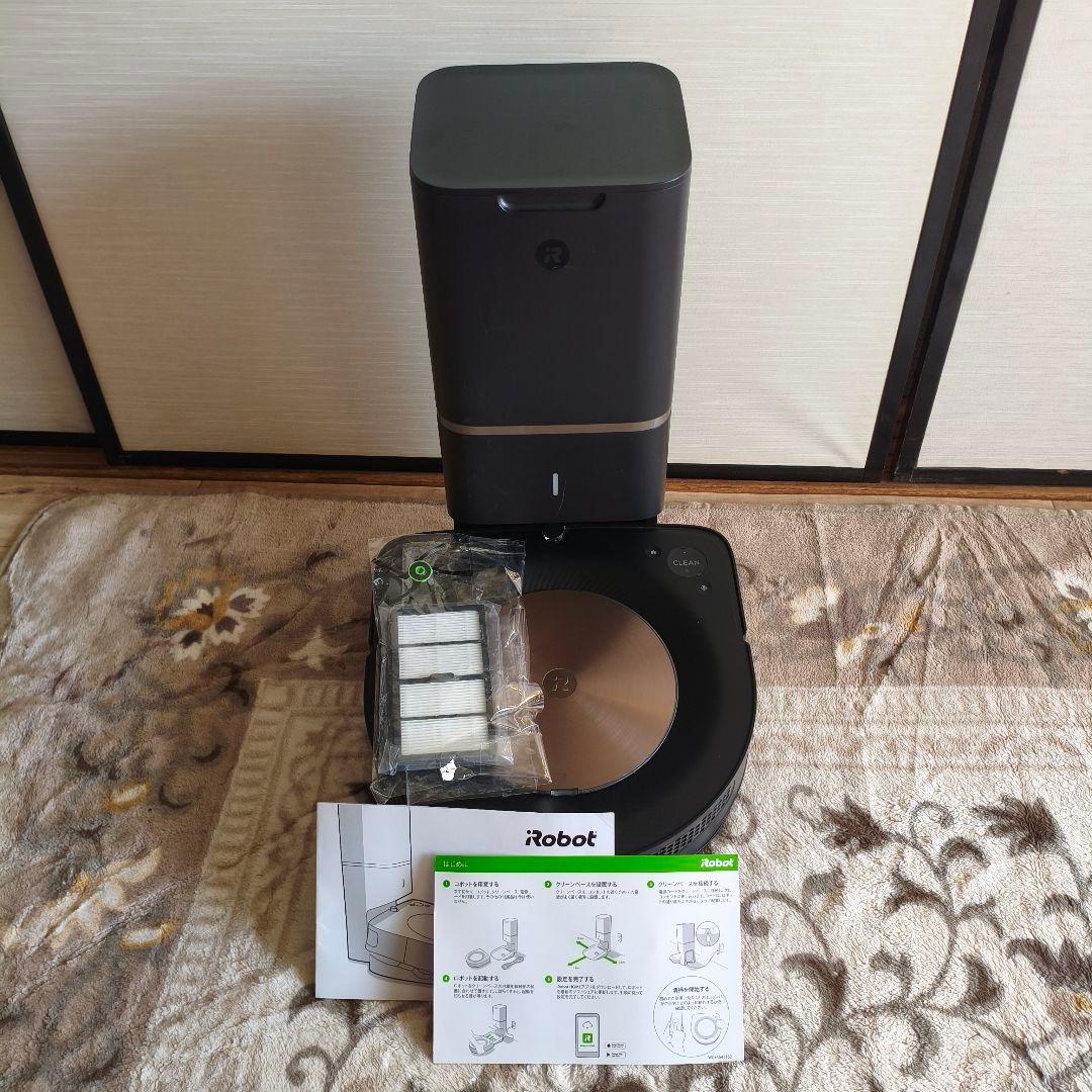 動作品 ルンバ s9+ ロボット掃除機クリーンベース フィルター 充電ドック付き