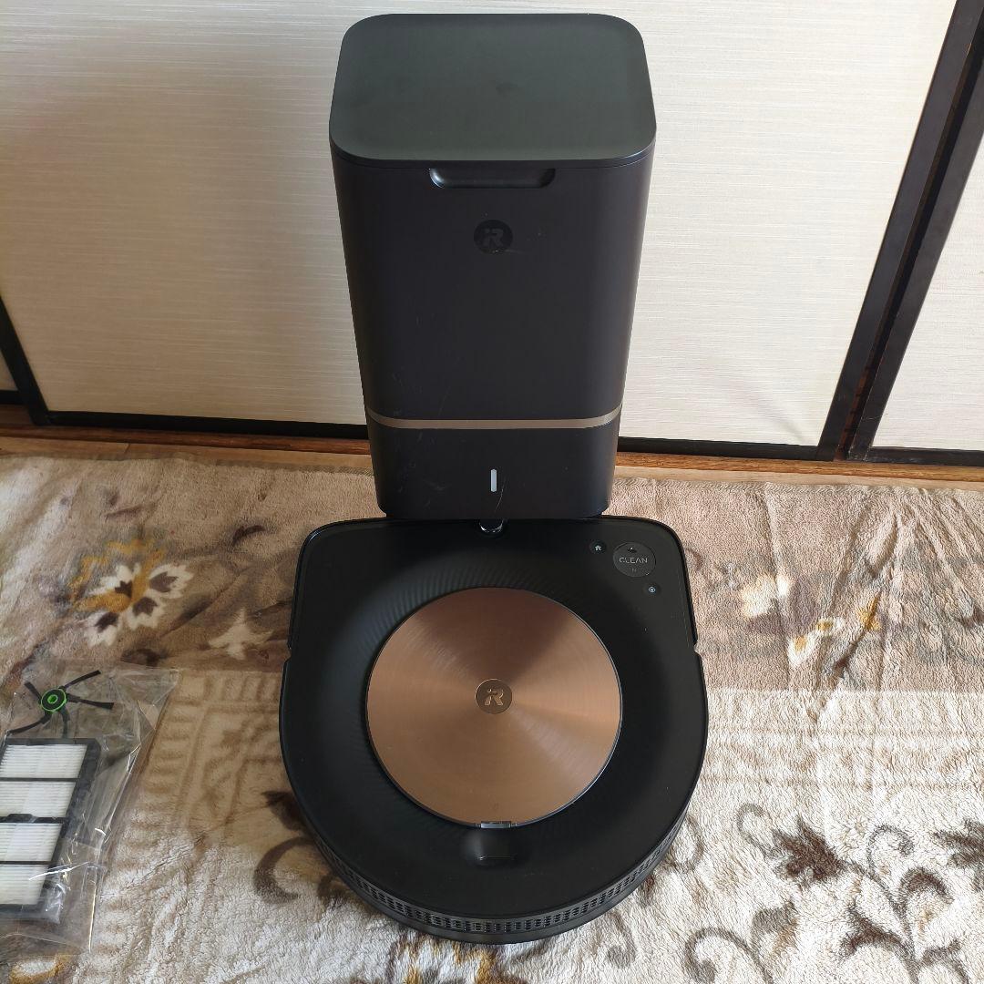 動作品 ルンバ s9+ ロボット掃除機クリーンベース フィルター 充電ドック付き
