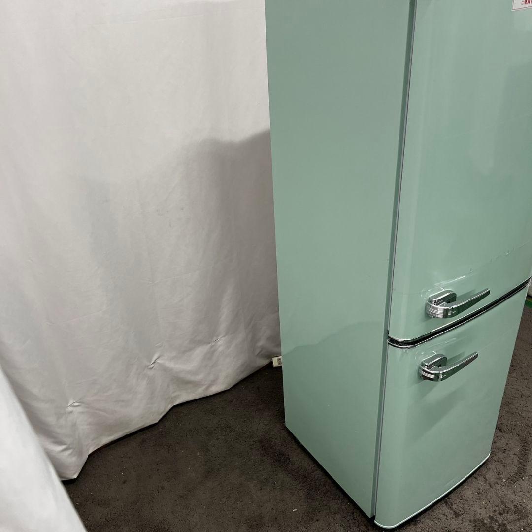 990　【未使用・展示品】　冷蔵庫　レトロ　一人暮らし　綺麗　設置無料