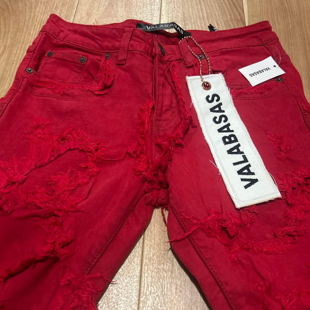 valabasas【新品未使用】ハードクラッシュデニム 29 バラバサス