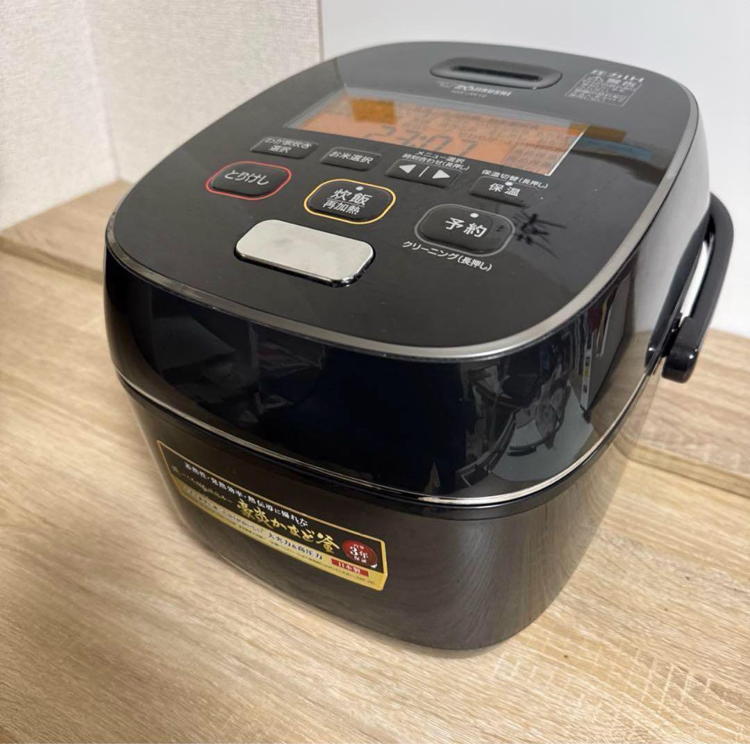 美品　圧力炊飯器　象印　ブラック　極め炊き NW-JW10　2021年製