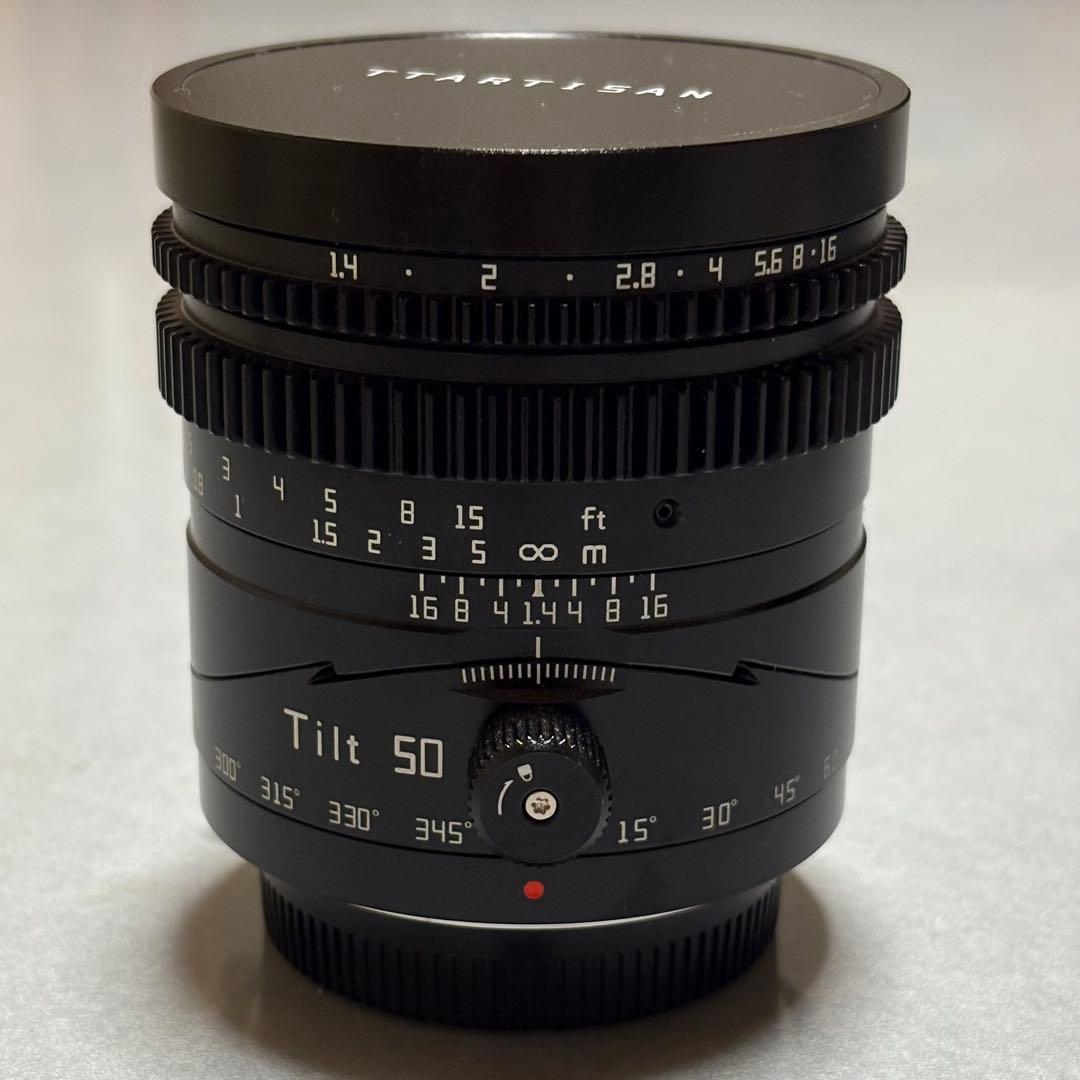 銘匠光学 TTArtisan Tilt 50mm f/1.4 ティルトレンズ