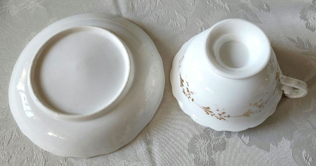 極美品 コールポート 手描き アデレードシェイプ ハンドペイント アンティーク