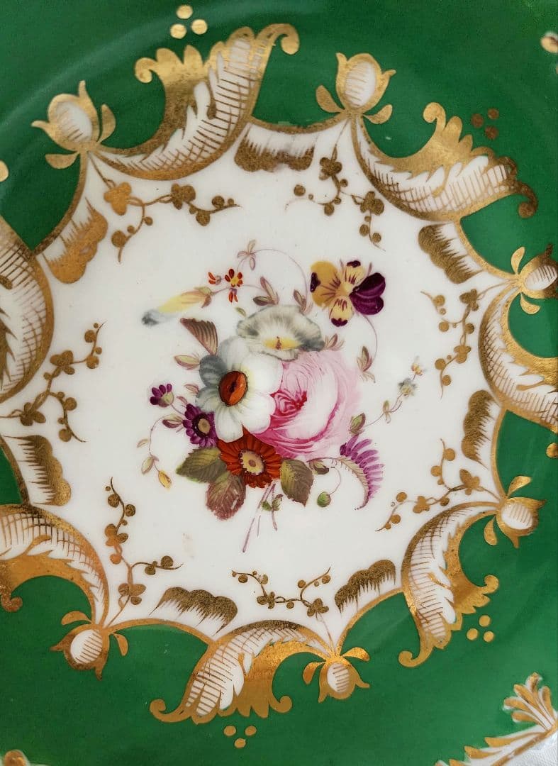 極美品 コールポート 手描き アデレードシェイプ ハンドペイント アンティーク