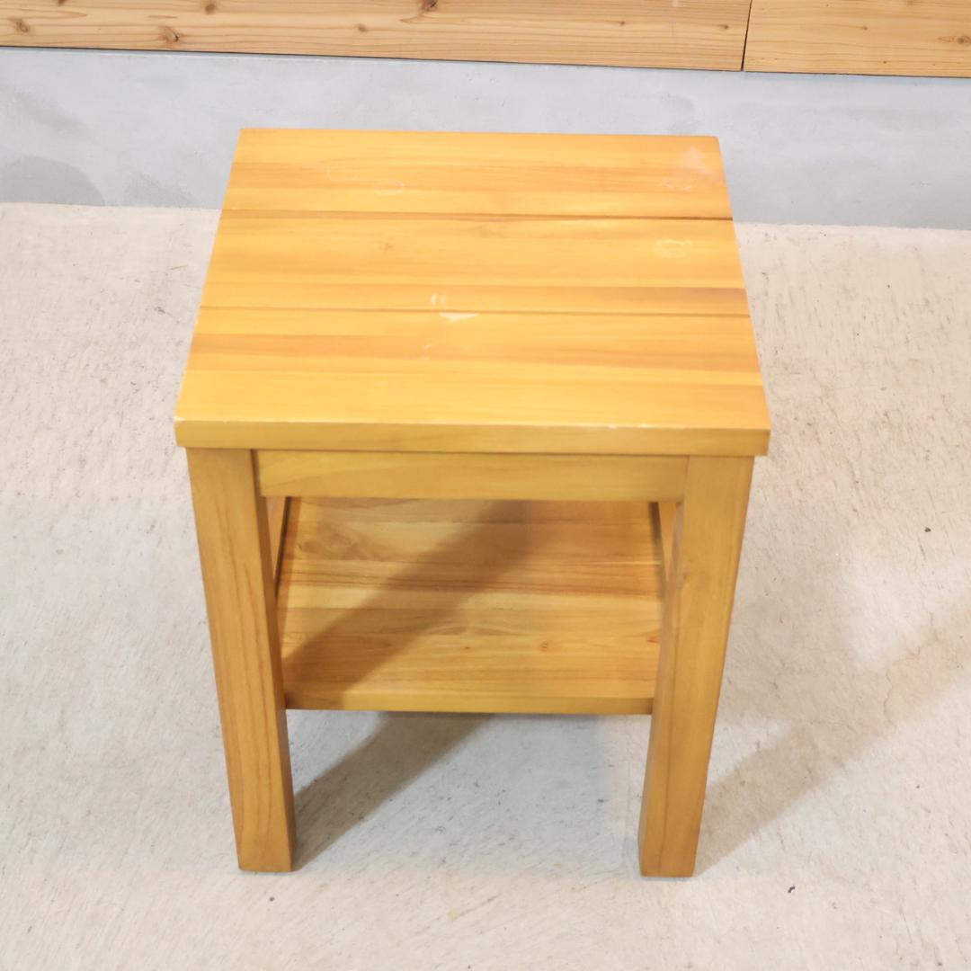 unico ウニコ ブレス チーク無垢材 スツール サイドチェアー ベンチ