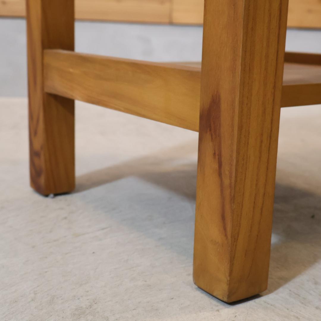 unico ウニコ ブレス チーク無垢材 スツール サイドチェアー ベンチ