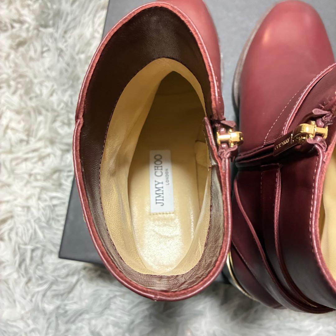 【未使用美品】JIMMY CHOO 本革 39〈参考価格143,200円〉