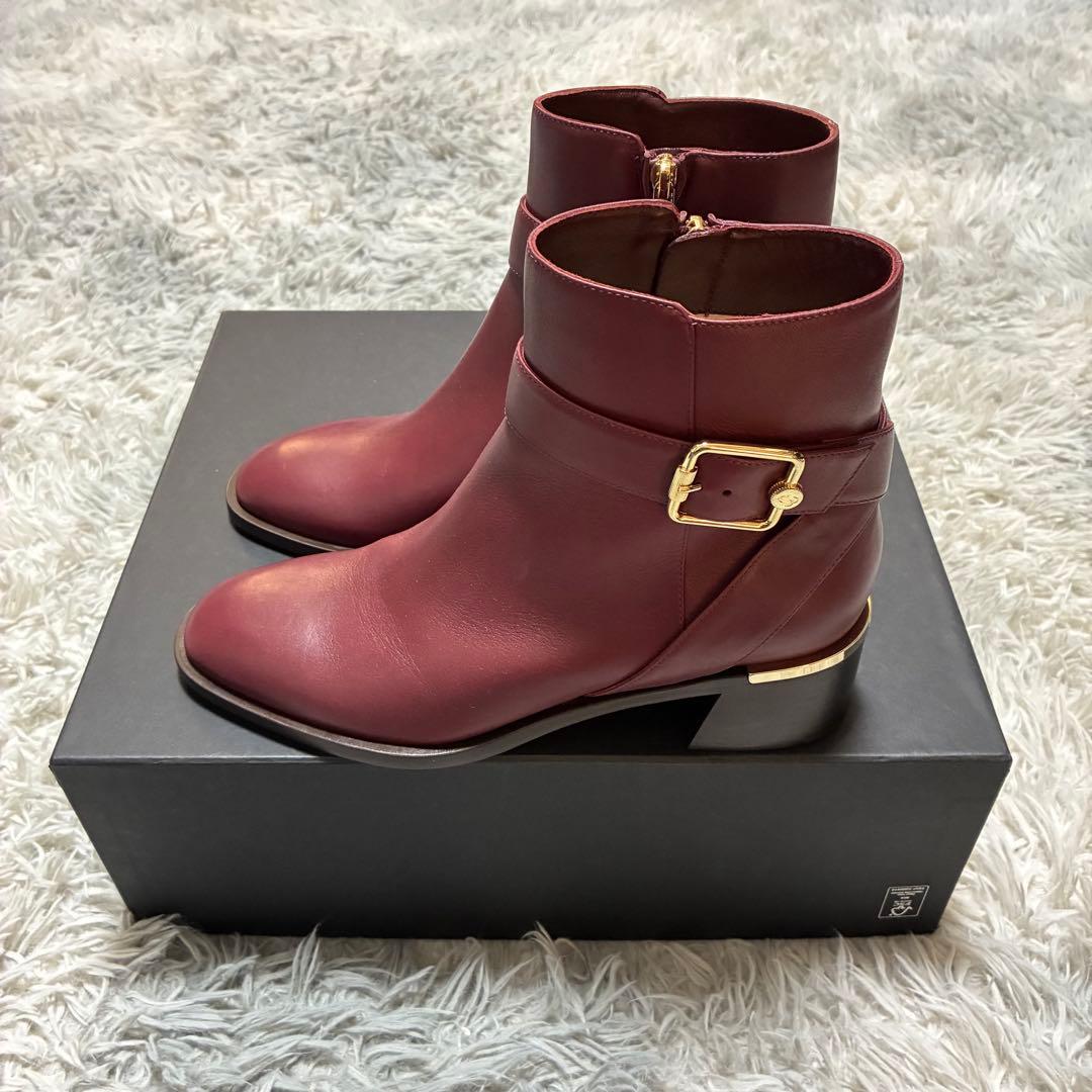 【未使用美品】JIMMY CHOO 本革 39〈参考価格143,200円〉