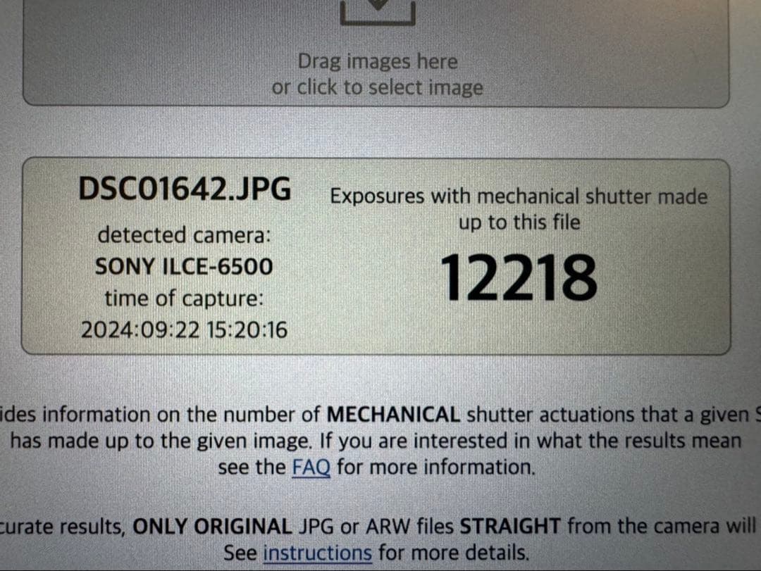 SONY ミラーレス一眼 α6500