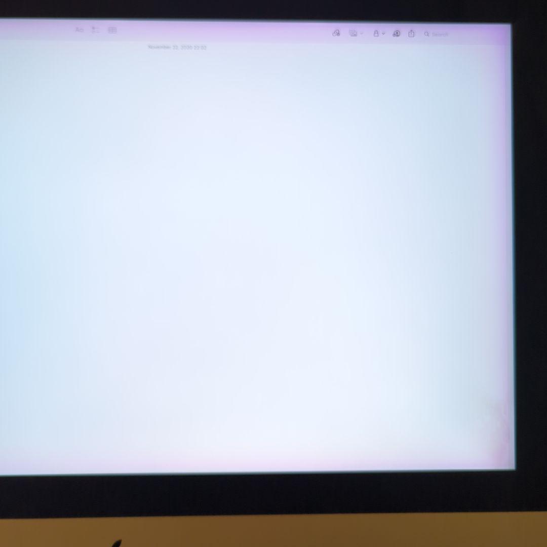 T*o様 iMac 2015 21.5インチ 4K SSD480GB